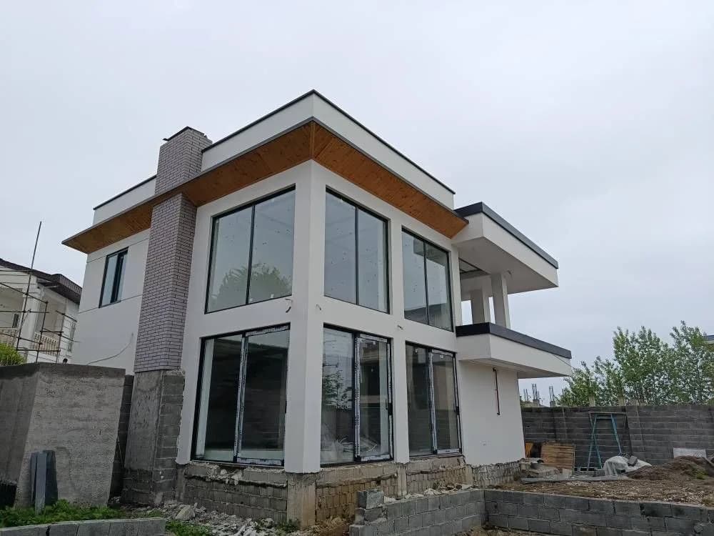 پیشرفت پروژه ویلای بندبن در چابکسر گیلان